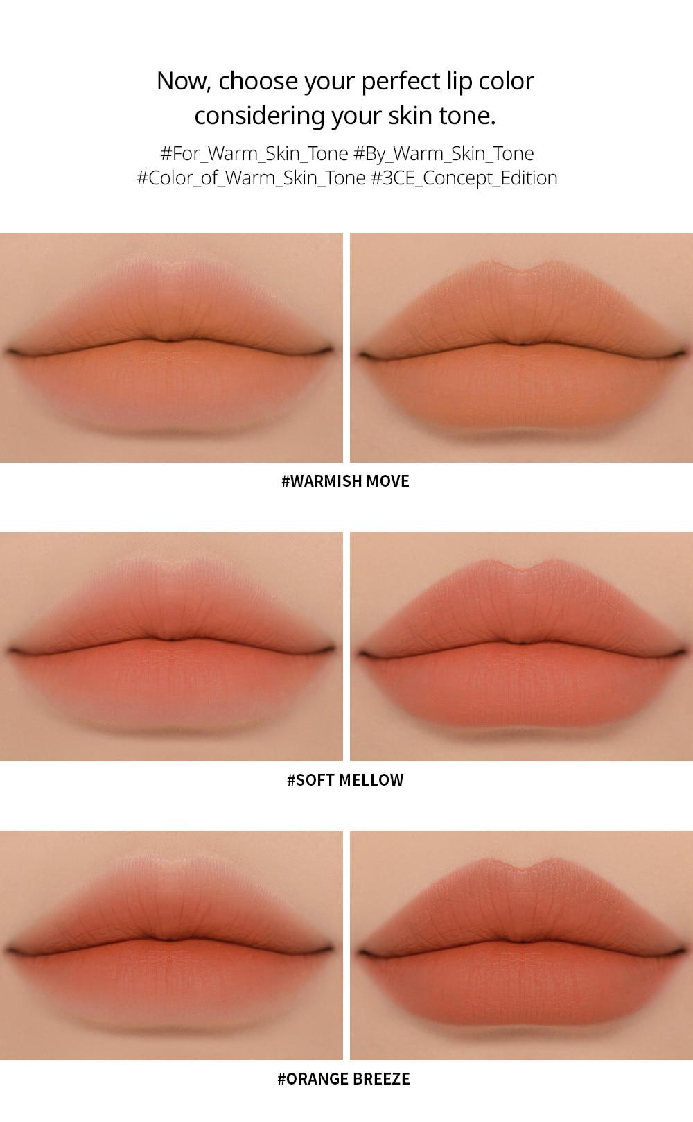 [3CE] SOFT MATTE LIPSTICK #WARMISH MOVE