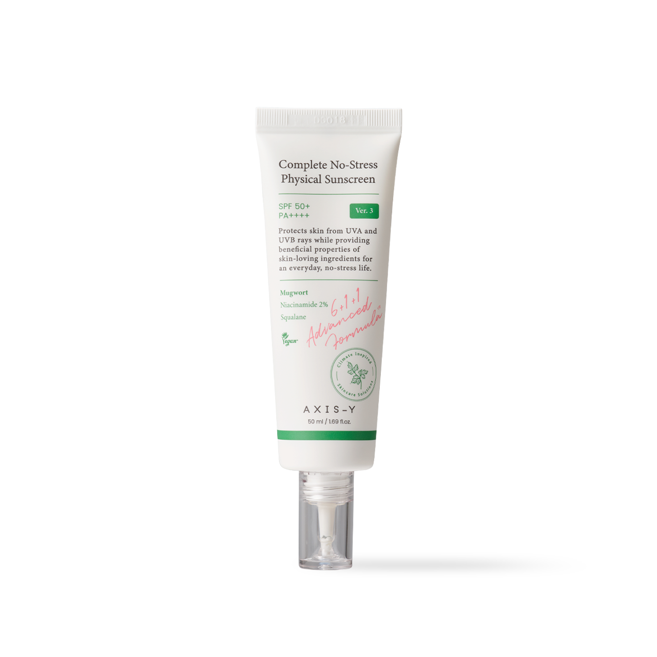 [AXIS-Y] Complete No-Stress Physical Sunscreen 50ml